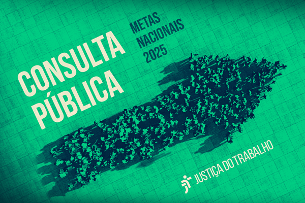 Banner verde em que se lê: Consulta Pública, metas nacionais 2025